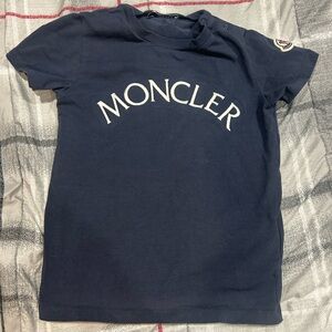 Moncler Kids Dark Blue Tee
